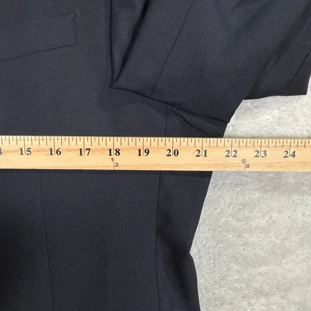 Vintage Coppley 1883 Ermenegildo Zegna Mens 42R Blazer Jacket Navy Preppy Casual